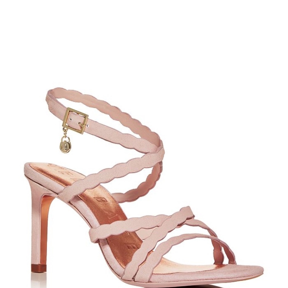 Ted Baker Scalloped Strap High-Heel Sandals Sz 5.5